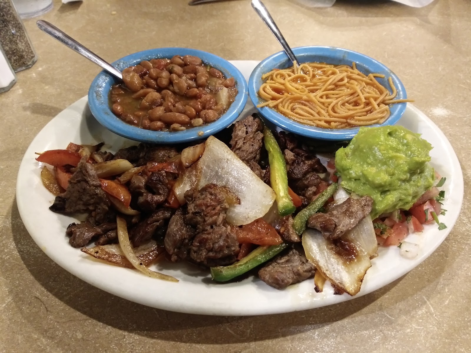 Tex-Mex plate from Garcia's